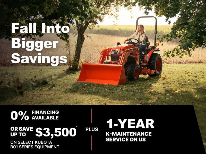 Save on Select B01 Series Tractors Save on Select B01 Series Tractors