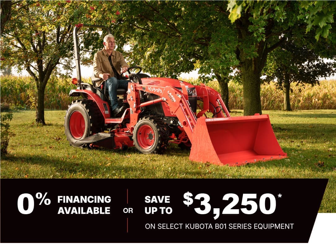 Save on B01 Series Tractors Save on B01 Series Tractors