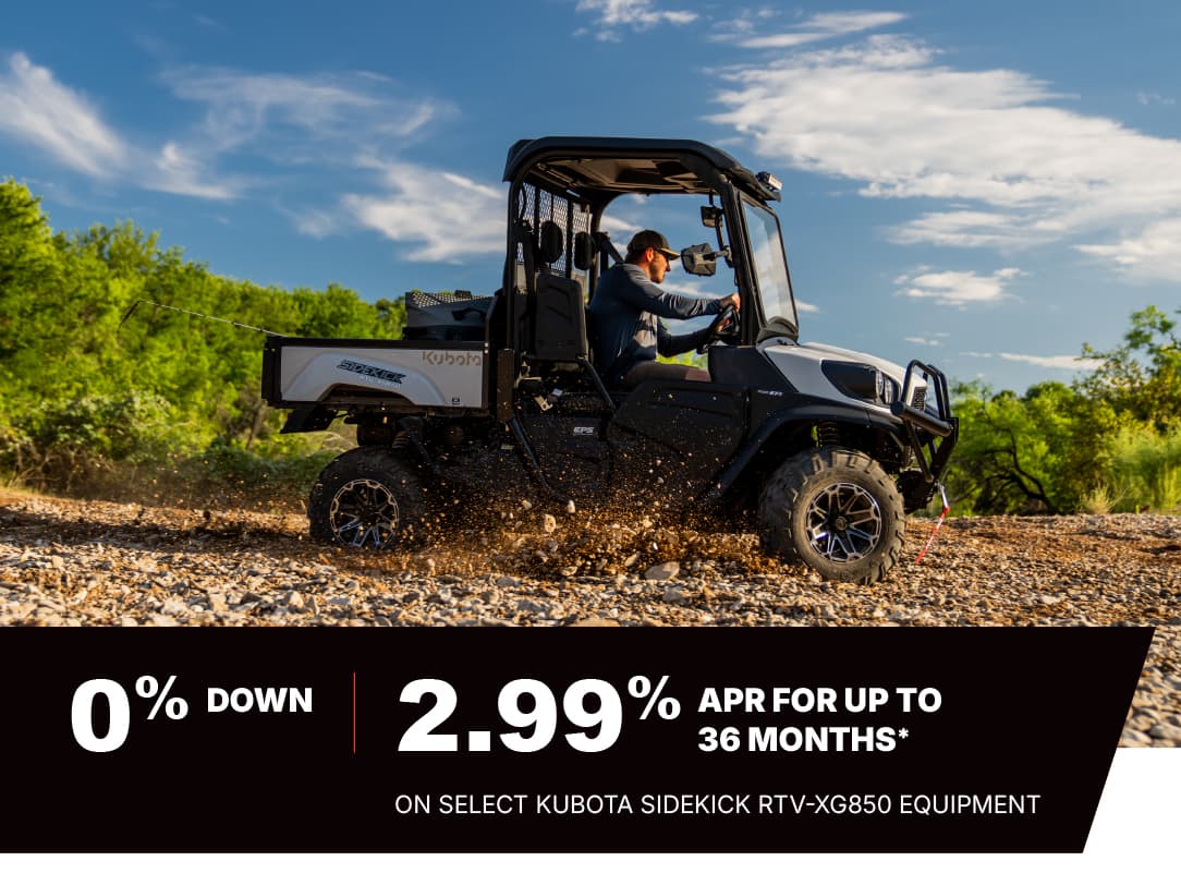 RTV-XG850 SIDEKICK - Premiere Kubota